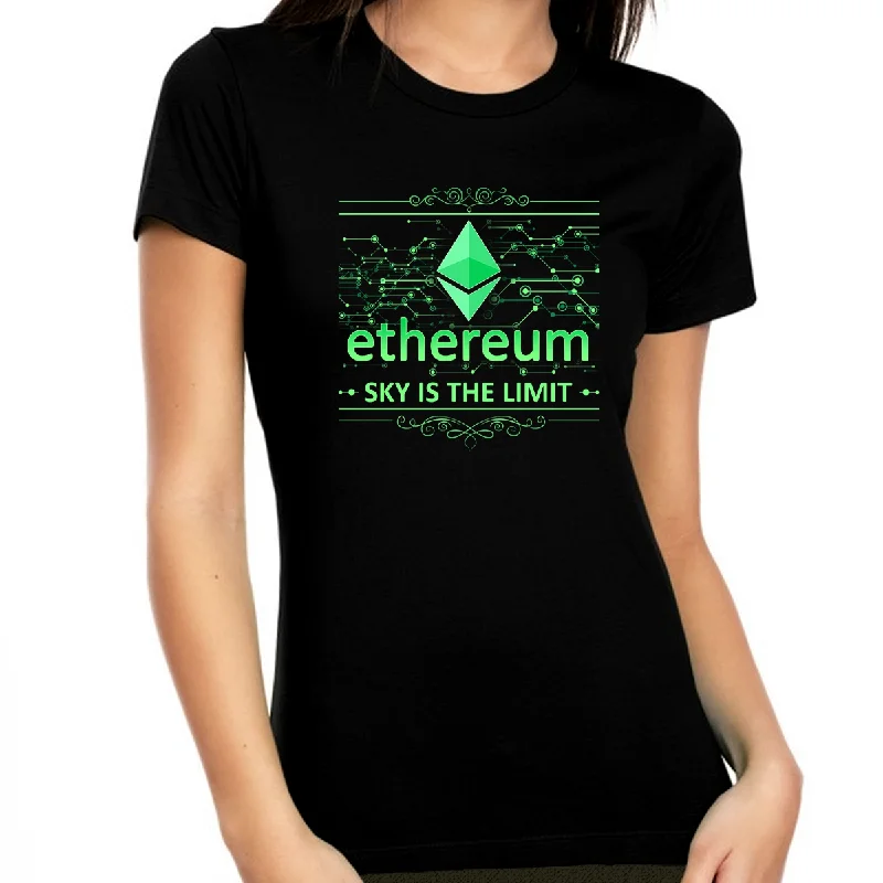 Crypto Shirts for Women Crypto Gifts Ethereum Shirt Crypto Shirt Ethereum No Limit ETH Ethereum Shirt Front Pockets Side Pockets Patch Pockets Crypto Shirts for Women Crypto Gifts Ethereum Shirt Crypto Shirt Ethereum No Limit ETH Ethereum Shirt Front Pockets Side Pockets Patch Pockets