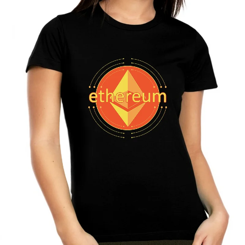Crypto Shirts for Women Plus Size Ethereum Shirt Cryptocurrency Crypto Shirt Crypto Ethereum Shirt Fashionable Trendy Casual Crypto Shirts for Women Plus Size Ethereum Shirt Cryptocurrency Crypto Shirt Crypto Ethereum Shirt Fashionable Trendy Casual