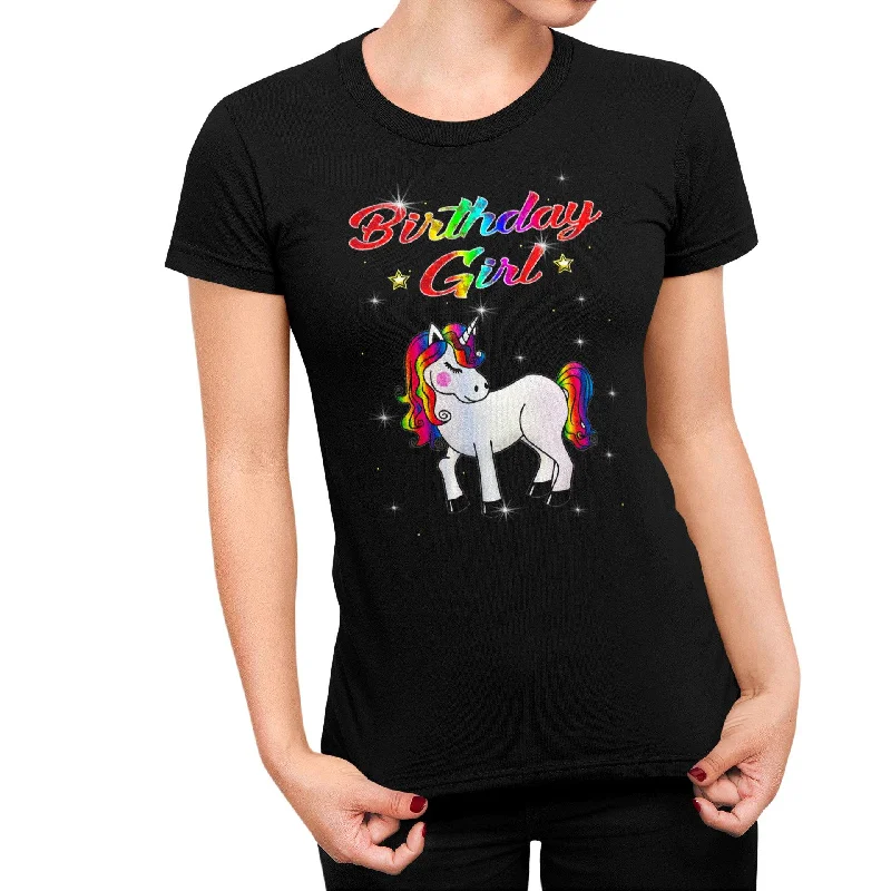 Cute Unicorn Birthday Girl Shirt for Women Unicorn Shirts for Women Unicorn Gifts Unicorn Birthday Outfit Anti-Shrink Durable Soft Cute Unicorn Birthday Girl Shirt for Women Unicorn Shirts for Women Unicorn Gifts Unicorn Birthday Outfit Anti-Shrink Durable Soft