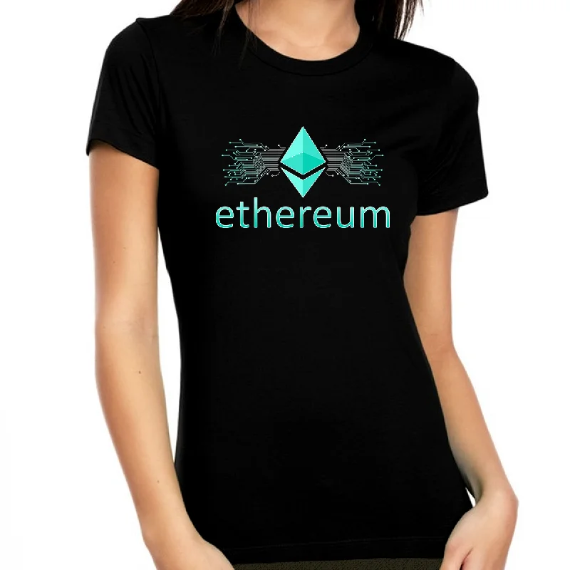 Ethereum Shirts for Women Crypto Gifts Crypto Shirt Ethereum Shirt Crypto Ethereum Gift Ethereum Shirt Notch Collar Peter Pan Collar Cowl Neck Ethereum Shirts for Women Crypto Gifts Crypto Shirt Ethereum Shirt Crypto Ethereum Gift Ethereum Shirt Notch Collar Peter Pan Collar Cowl Neck