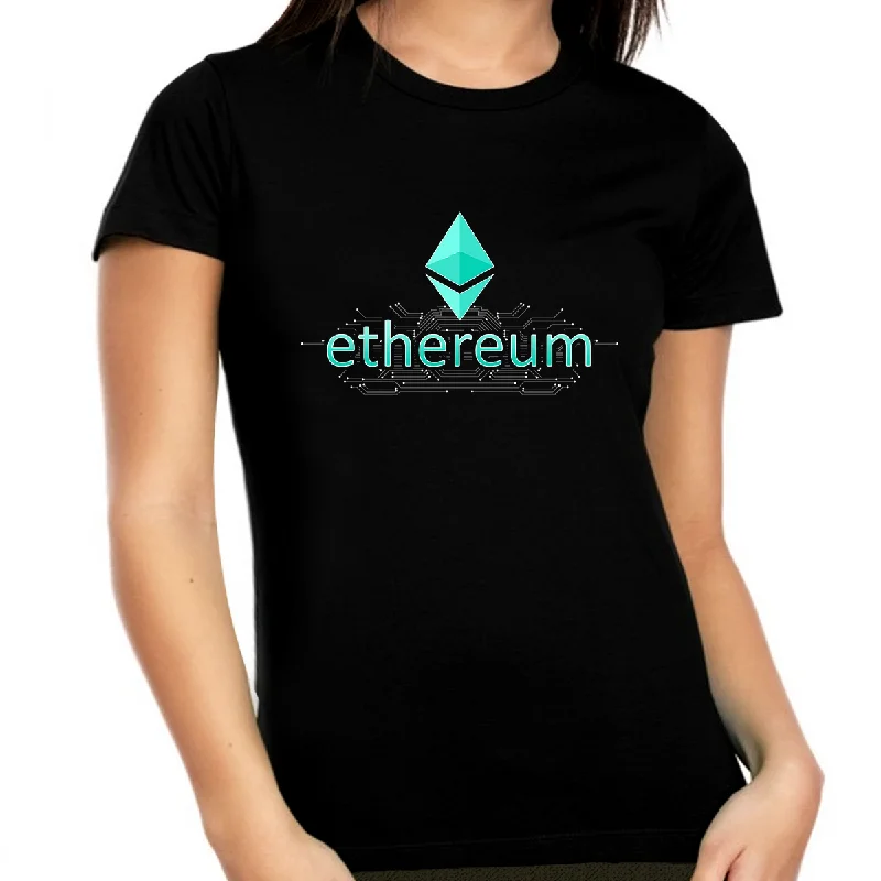 Ethereum Shirts for Women Plus Size Ethereum Shirt Crypto Shirt Digital Cryptocurrency Ethereum Shirt Polka Dot Checkered Tartan Ethereum Shirts for Women Plus Size Ethereum Shirt Crypto Shirt Digital Cryptocurrency Ethereum Shirt Polka Dot Checkered Tartan