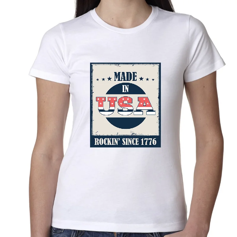 Fourth of July Outfit Women Made in Vintage 4th of July Shirts for Women Patriotic American USA Handmade Hand-knitted Hand-woven Fourth of July Outfit Women Made in Vintage 4th of July Shirts for Women Patriotic American USA Handmade Hand-knitted Hand-woven