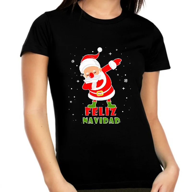 Funny Plus Size Christmas Shirts for Women Christmas Shirts for Family Feliz Navidat Christmas Shirt Mesh Fabric Canvas Fabric Denim Fabric Funny Plus Size Christmas Shirts for Women Christmas Shirts for Family Feliz Navidat Christmas Shirt Mesh Fabric Canvas Fabric Denim Fabric