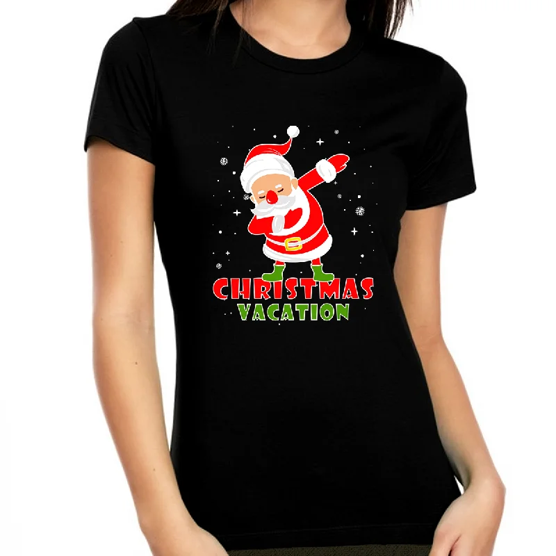 Funny Christmas Shirts for Women Family Vacay Christmas Outfits Christmas Vacation Matching Shirt Houndstooth Herringbone Solid Funny Christmas Shirts for Women Family Vacay Christmas Outfits Christmas Vacation Matching Shirt Houndstooth Herringbone Solid