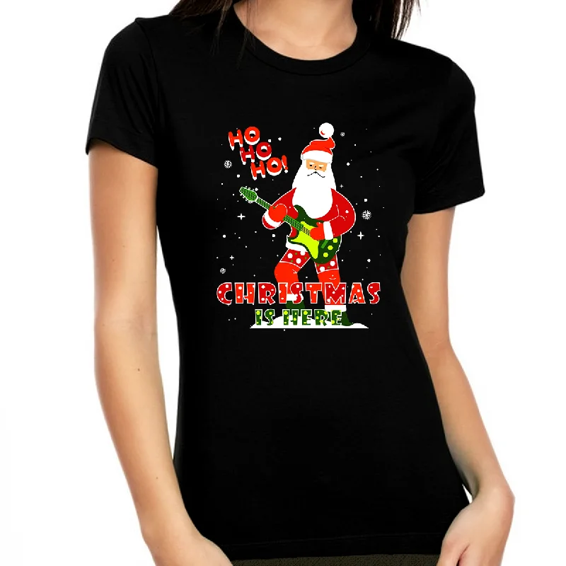 Funny Christmas Shirts for Women Matching Rocking Santa Shirt Christmas Clothes for Women Shirt Chenille Blend Fleece Blend Nylon Blend Funny Christmas Shirts for Women Matching Rocking Santa Shirt Christmas Clothes for Women Shirt Chenille Blend Fleece Blend Nylon Blend