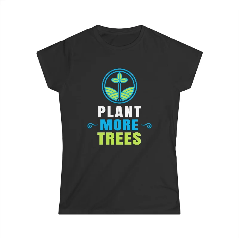 Happy Arbor Day Shirt Outfit for Earth Day Plant More Trees Women Tops Ribbed Striped Patterned Happy Arbor Day Shirt Outfit for Earth Day Plant More Trees Women Tops Ribbed Striped Patterned