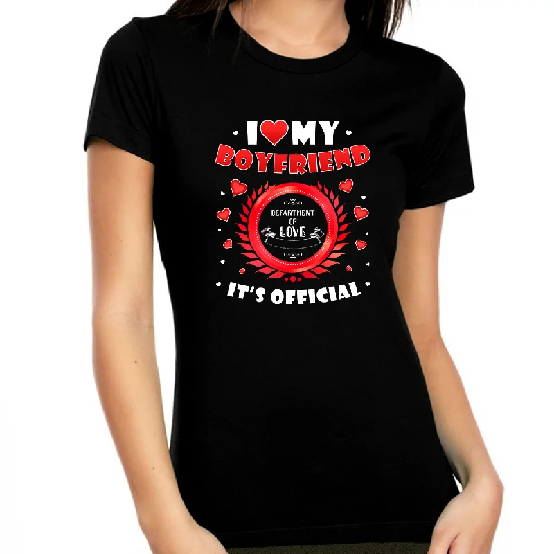 I Love My Boyfriend Shirts I Heart My Boyfriend Shirt Love Shirt Valentines Day Gifts for Her Welt Pockets Slit Pockets I Love My Boyfriend Shirts I Heart My Boyfriend Shirt Love Shirt Valentines Day Gifts for Her Welt Pockets Slit Pockets