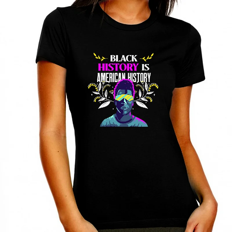 Juneteenth T-shirt for Women Freedom Day Womens Black Pride Melanin Tee Iron Safe Non-Iron Wrinkle Free Juneteenth T-shirt for Women Freedom Day Womens Black Pride Melanin Tee Iron Safe Non-Iron Wrinkle Free