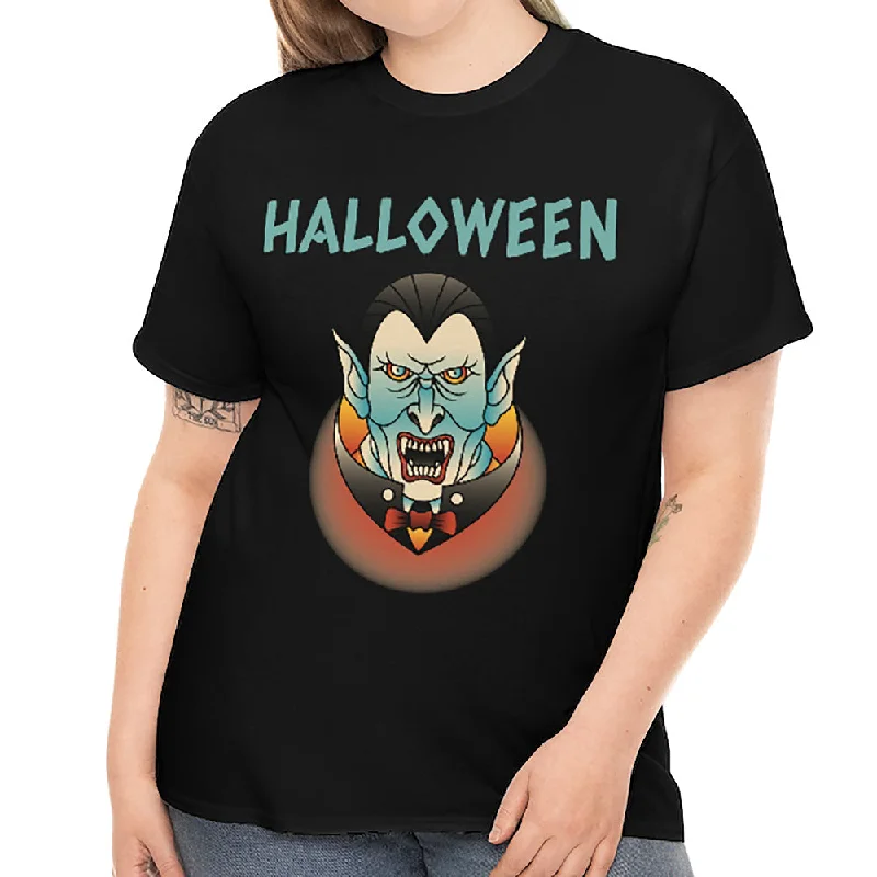 Mad Dracula Plus Size Halloween Shirts for Women Count Dracula Shirt Plus Size Halloween Costumes for Women Collared Crew Neck Turtle Neck Mad Dracula Plus Size Halloween Shirts for Women Count Dracula Shirt Plus Size Halloween Costumes for Women Collared Crew Neck Turtle Neck