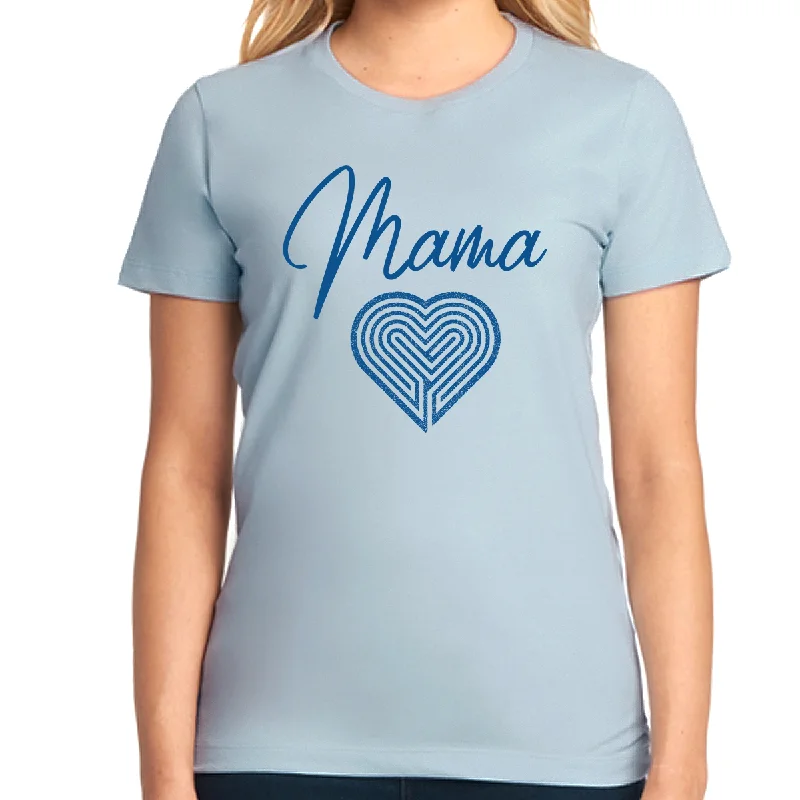 Mama Shirt Happy Mothers Day Shirt Mom Life Shirts Cute Mama Shirt Graphic T-Shirt Round Neck Polyester Mama Shirt Happy Mothers Day Shirt Mom Life Shirts Cute Mama Shirt Graphic T-Shirt Round Neck Polyester