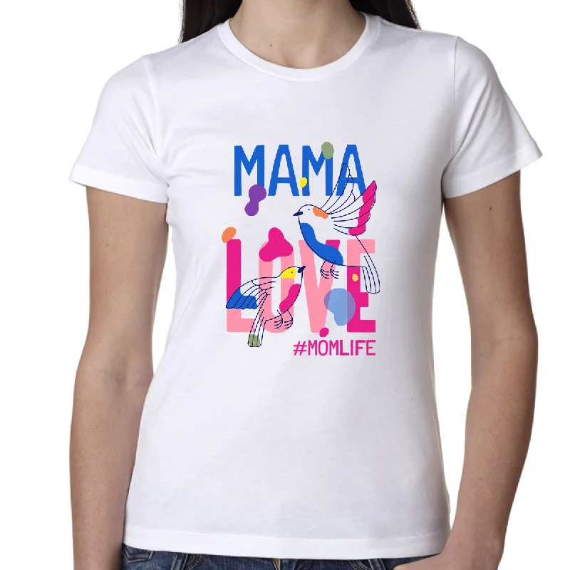 Mama Shirts for Women Mom Life Shirts Mothers Day Shirt Mama Shirt Oversized T-Shirt Spandex breathable Mama Shirts for Women Mom Life Shirts Mothers Day Shirt Mama Shirt Oversized T-Shirt Spandex breathable