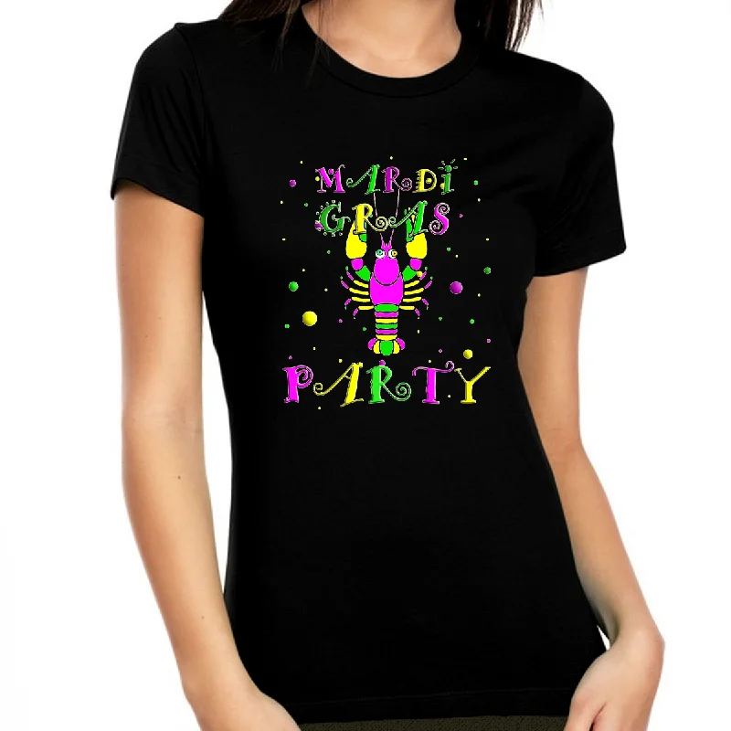 Mardi Gras Shirts for Women Funny Crayfish Mardi Gras Party Mardi Gras Parade NOLA Shirt Mardi Gras Outfit Rayon Velvet Corduroy Mardi Gras Shirts for Women Funny Crayfish Mardi Gras Party Mardi Gras Parade NOLA Shirt Mardi Gras Outfit Rayon Velvet Corduroy