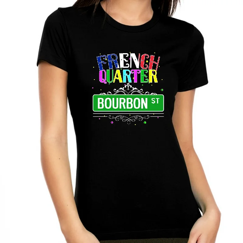 Mardi Gras Shirts for Women New Orleans French Quarter Bourbon Street Mardi Gras Shirt Mardi Gras Outfit Solid Color Striped Floral Mardi Gras Shirts for Women New Orleans French Quarter Bourbon Street Mardi Gras Shirt Mardi Gras Outfit Solid Color Striped Floral