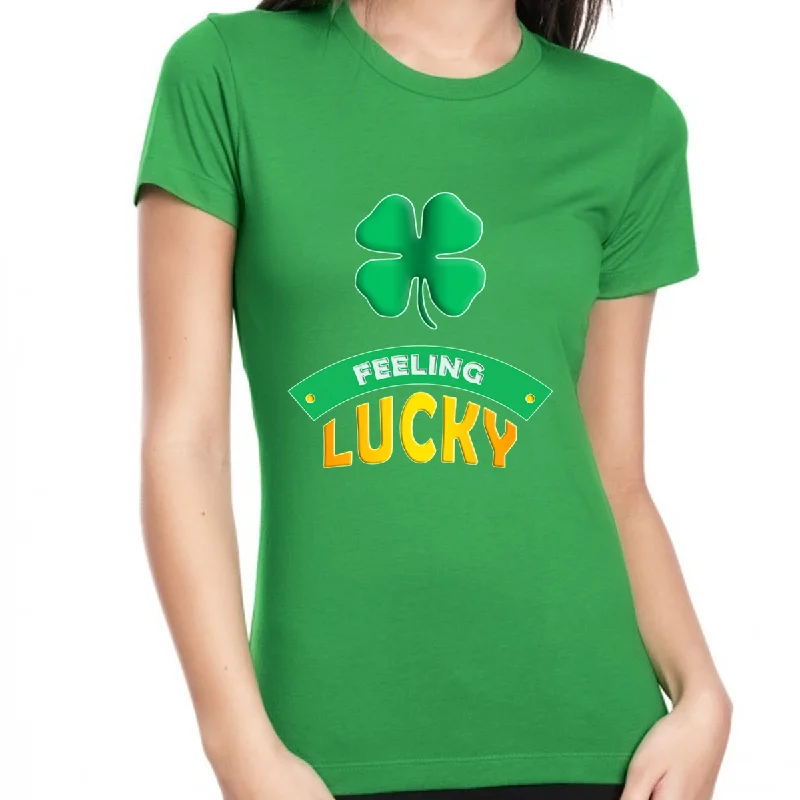 St Patricks Day Shirt for Women Saint Patrick's Shamrock Shirts Feeling Lucky Clover Irish Shirt Chenille Blend Fleece Blend Nylon Blend St Patricks Day Shirt for Women Saint Patrick's Shamrock Shirts Feeling Lucky Clover Irish Shirt Chenille Blend Fleece Blend Nylon Blend