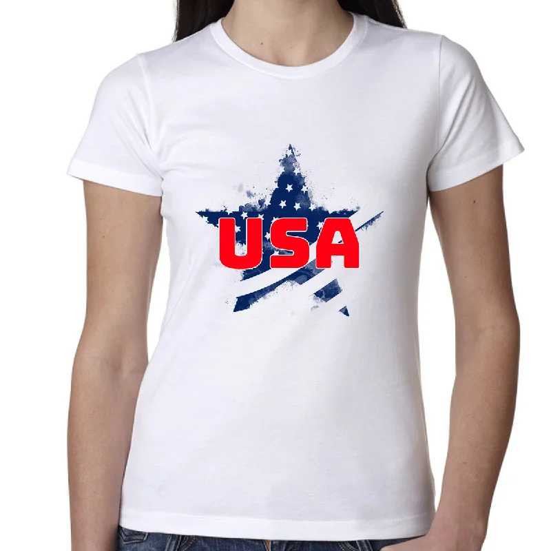 USA Shirts for Women Patriotic Shirts for Women 4th of July American Flag 4th of July Outfits for Women Oversized T-Shirt Spandex breathable USA Shirts for Women Patriotic Shirts for Women 4th of July American Flag 4th of July Outfits for Women Oversized T-Shirt Spandex breathable