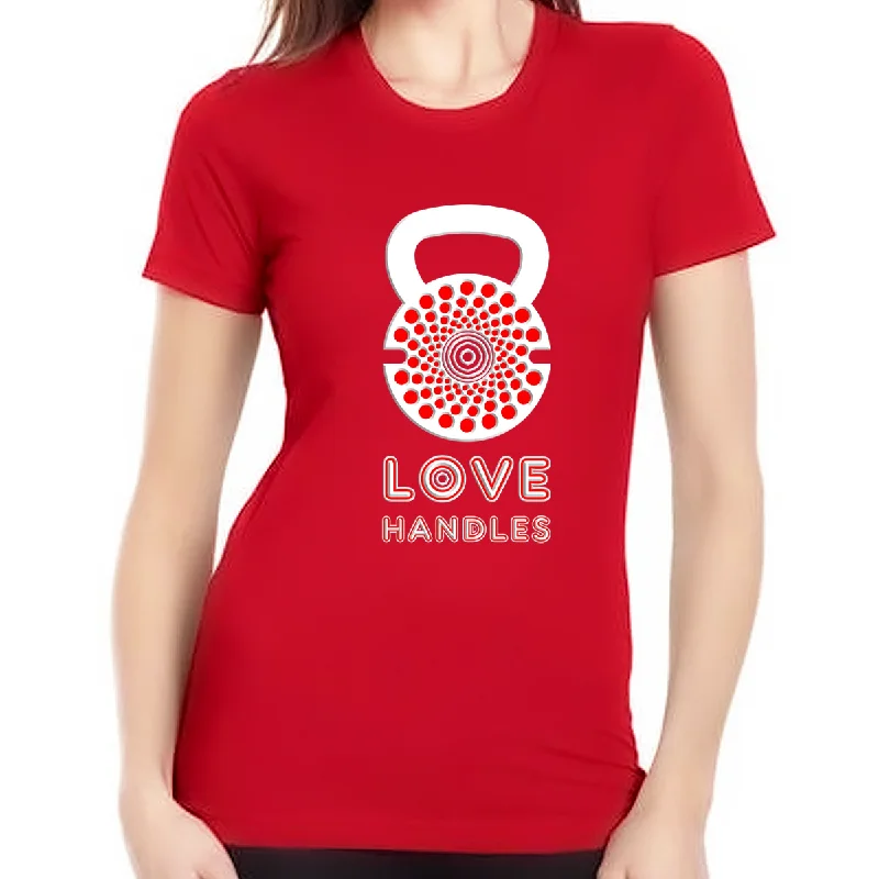 Valentine Shirts for Women - Valentines Day Shirts Women Valentines Day Gift - Funny Love Handles Shirt Nylon Fabric Polyester Fabric Spandex Fabric Valentine Shirts for Women - Valentines Day Shirts Women Valentines Day Gift - Funny Love Handles Shirt Nylon Fabric Polyester Fabric Spandex Fabric