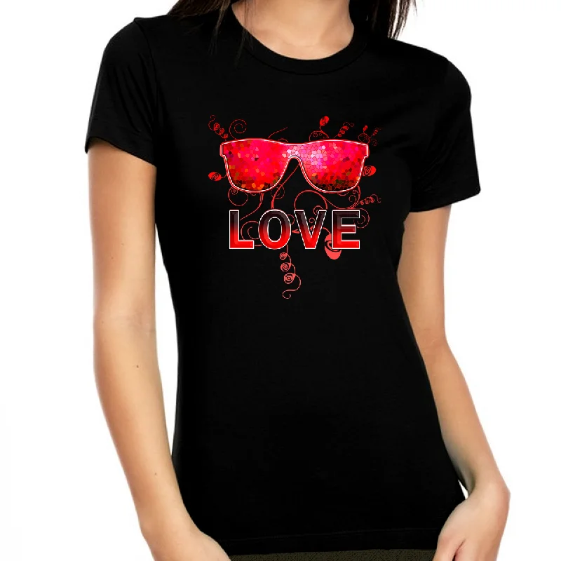 Valentines Day Shirts Women Love Shirts Cute Valentines Day Shirt Valentines Day Gifts for Her Embroidered Appliqued Beaded Valentines Day Shirts Women Love Shirts Cute Valentines Day Shirt Valentines Day Gifts for Her Embroidered Appliqued Beaded