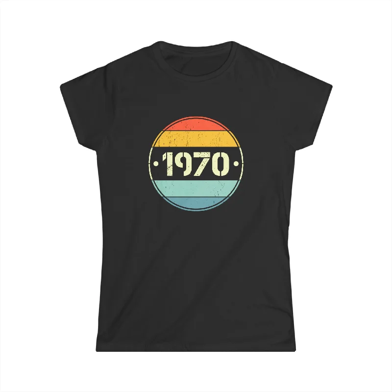 Vintage 1970 Birthday Shirts for Women Funny 1970 Birthday Women Shirts Spandex Blend Rayon Blend Denim Blend Vintage 1970 Birthday Shirts for Women Funny 1970 Birthday Women Shirts Spandex Blend Rayon Blend Denim Blend