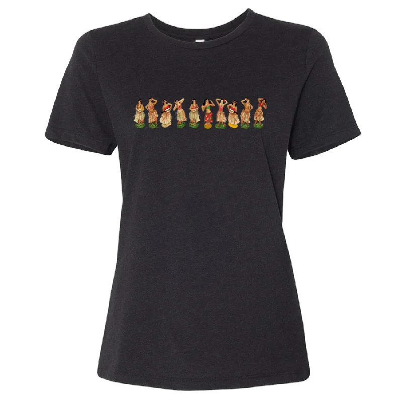 Hula Girl Wrap Women's Relaxed Jersey Tee Luxury Jersey Tee