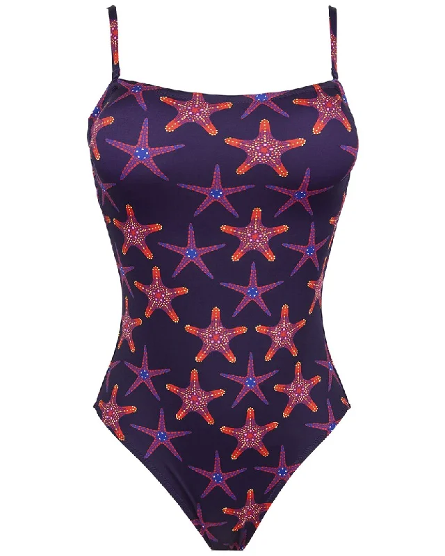 Vilebrequin Starfishes Dance Jersey Jet Black Jersey Tee